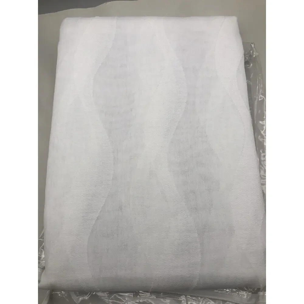 Chanasya Premium Waves Voile Sheer Curtains 2-Panel Curtain 52